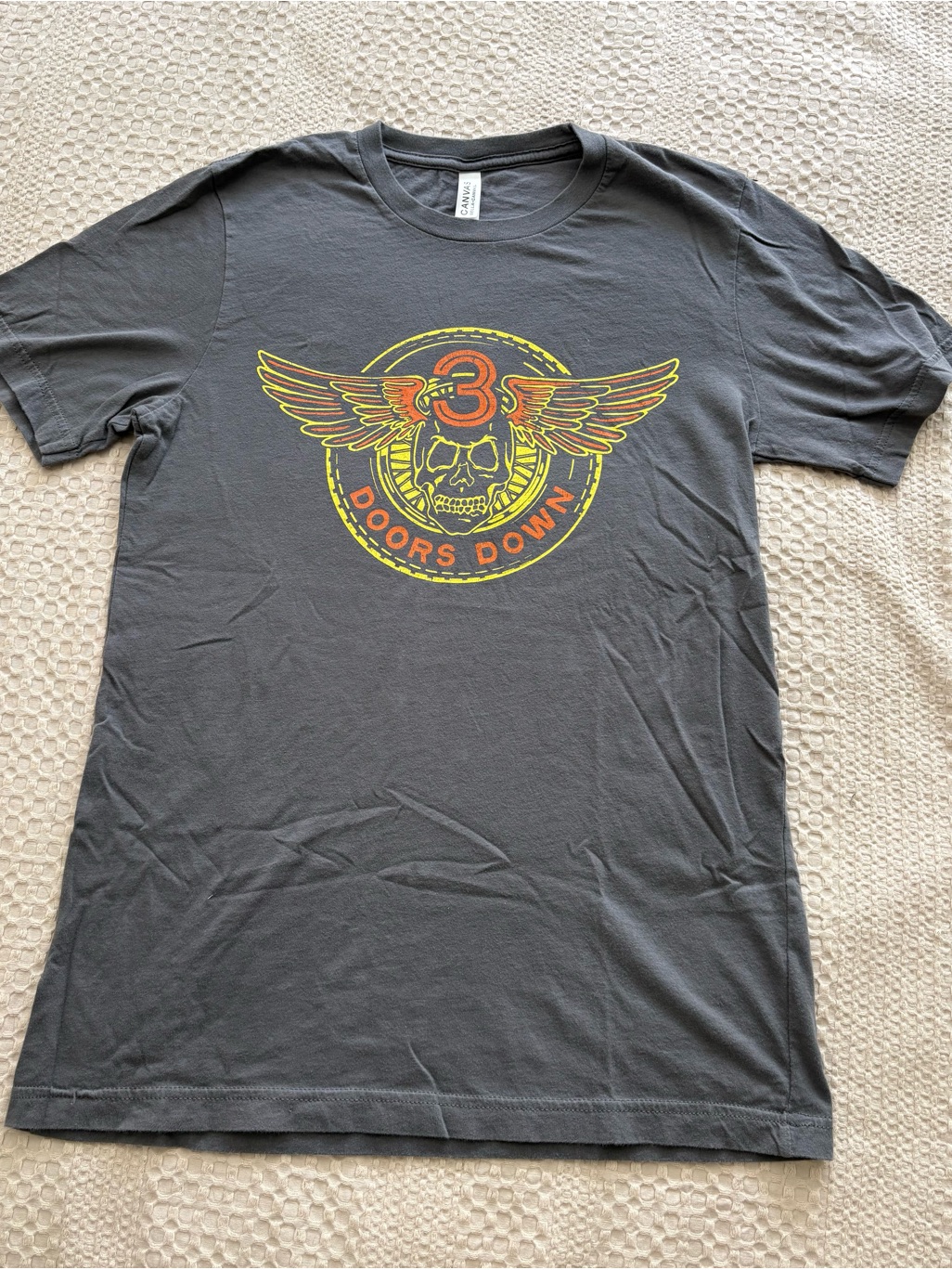 3 Doors Down  Concert Tee  Mens Medium Charcoal